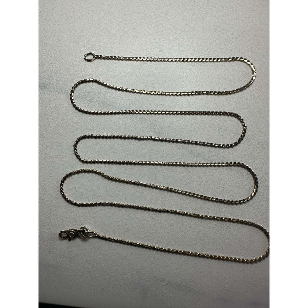Giani Bernini Italy Sterling Silver 925 Curb Link Chain Necklace 24 Inch